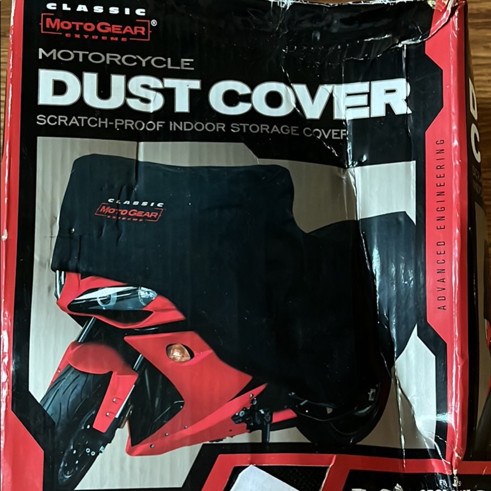 Dust cover for motorcycle